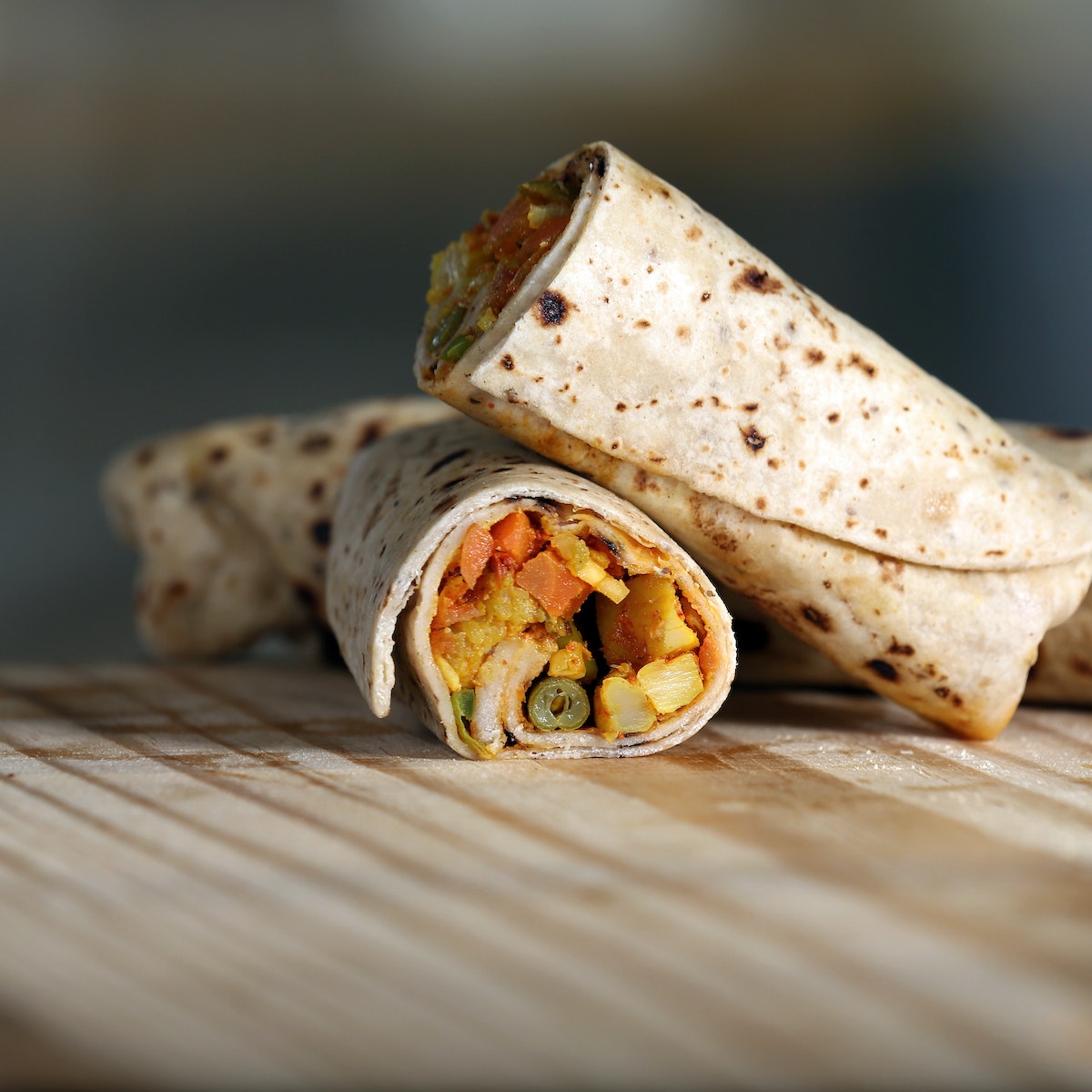 Close-Up Photo Of Burrito